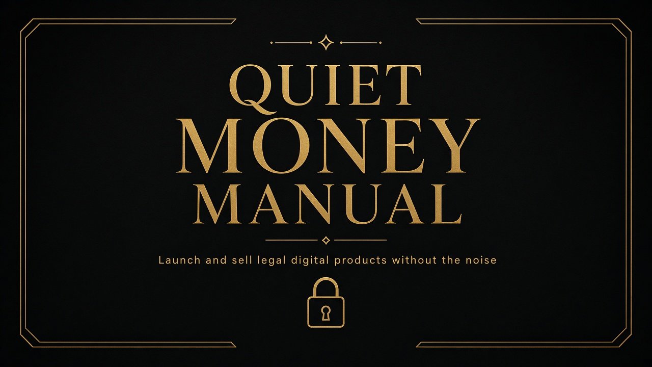 Quiet Money Manual cover